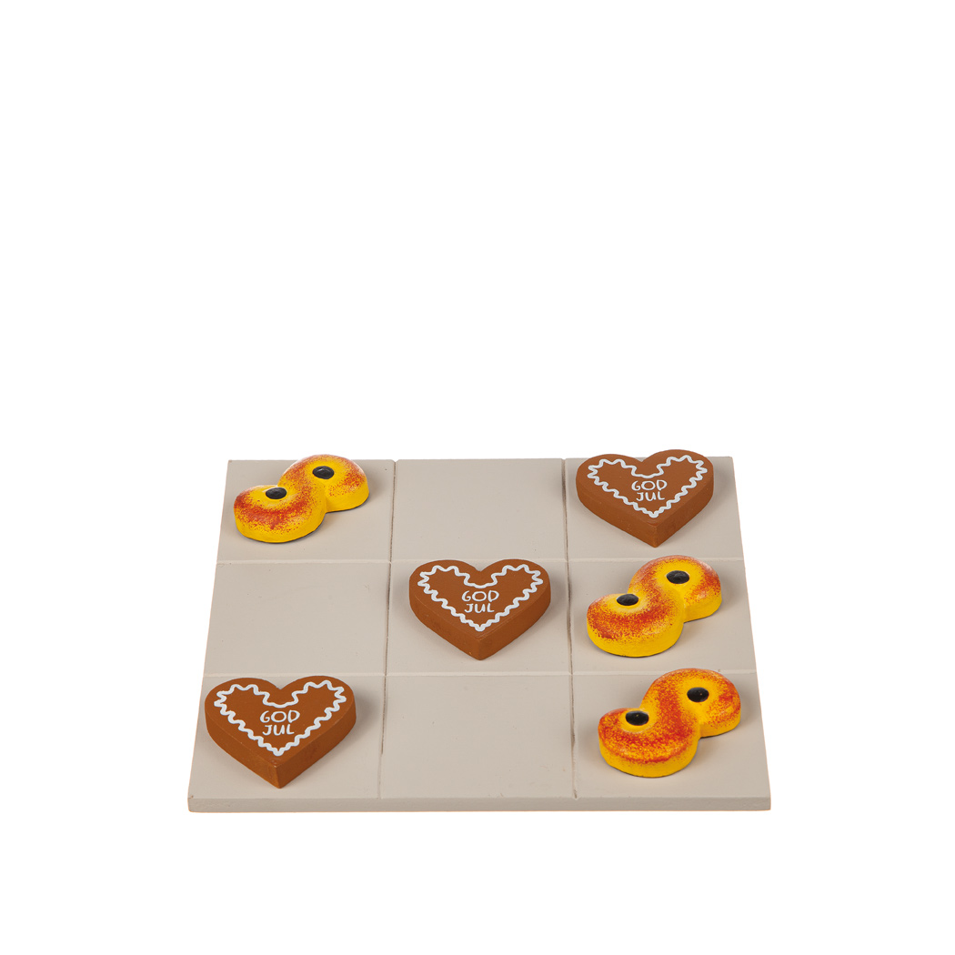 Tre i Rad Trä Lussekatt/Hjärta Different Design