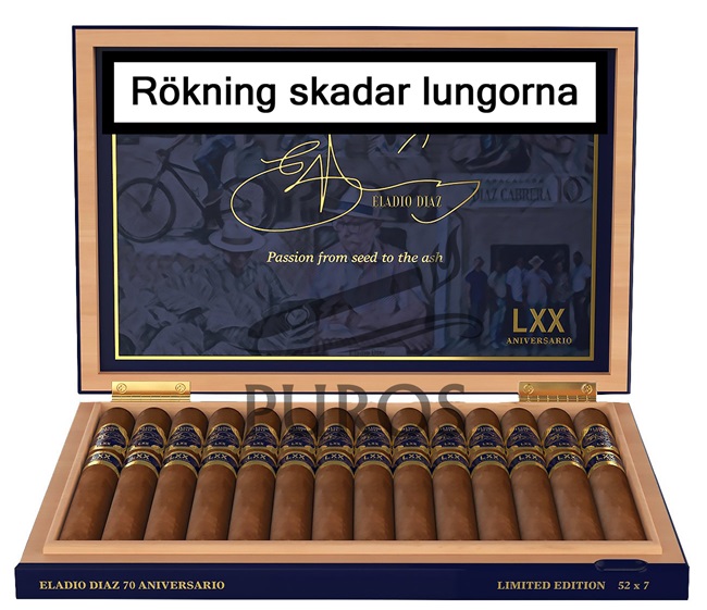 Eladio Diaz 70 Aniversario Limited Edition Double Corona Cigarrlåda 14-pack