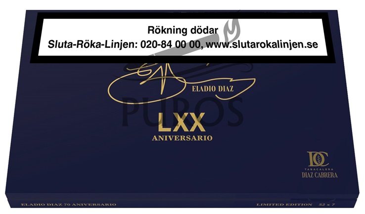 Eladio Diaz 70 Aniversario Limited Edition Double Corona Cigarrlåda 14-pack