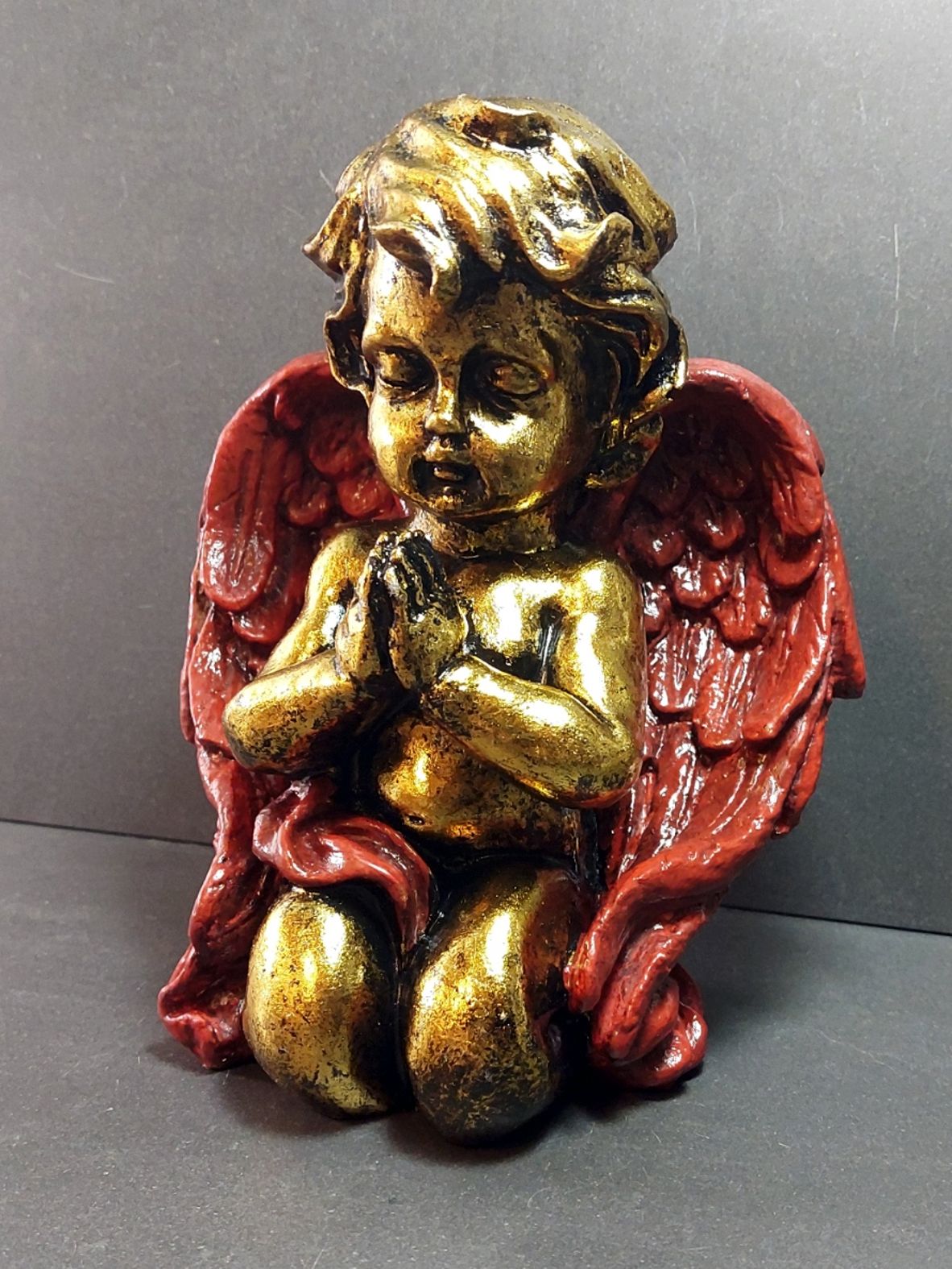 Bedjande Ängel Staty - 20cm - 4