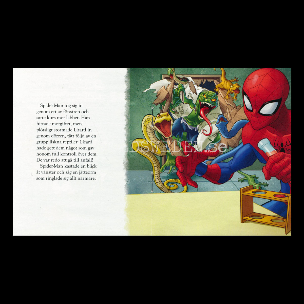 Reptil på rymmen! - MARVEL SIDER-MAN - Miniböcker - MB251 - 2