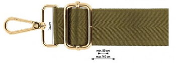 SHOULDER STRAP WITH 2 HOOKS