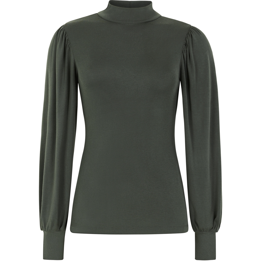Soft Rebels - Roman T-Neck Topp Kambaba - 5