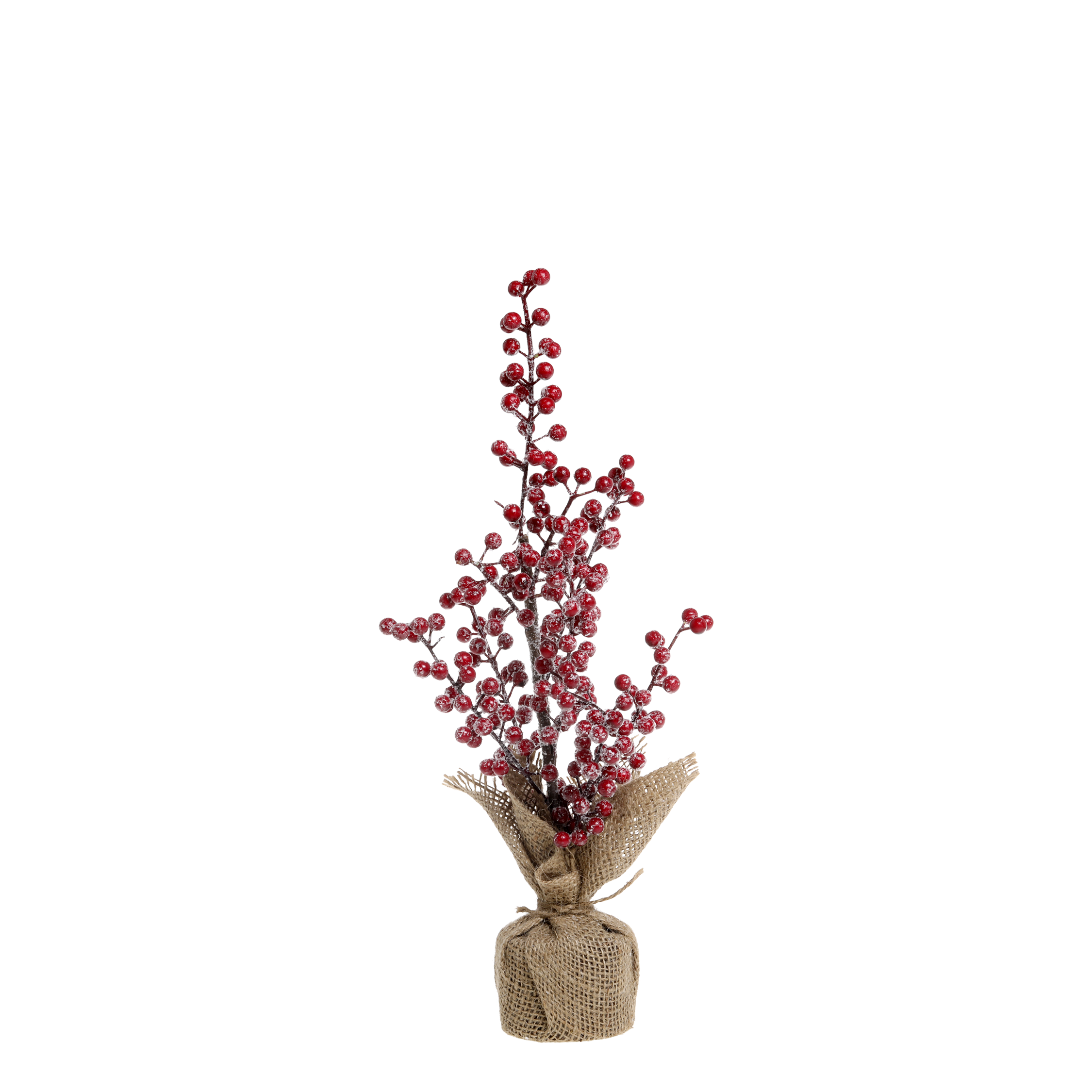Berry tree - Tree with red berries - Jute base - 40 cm - 3