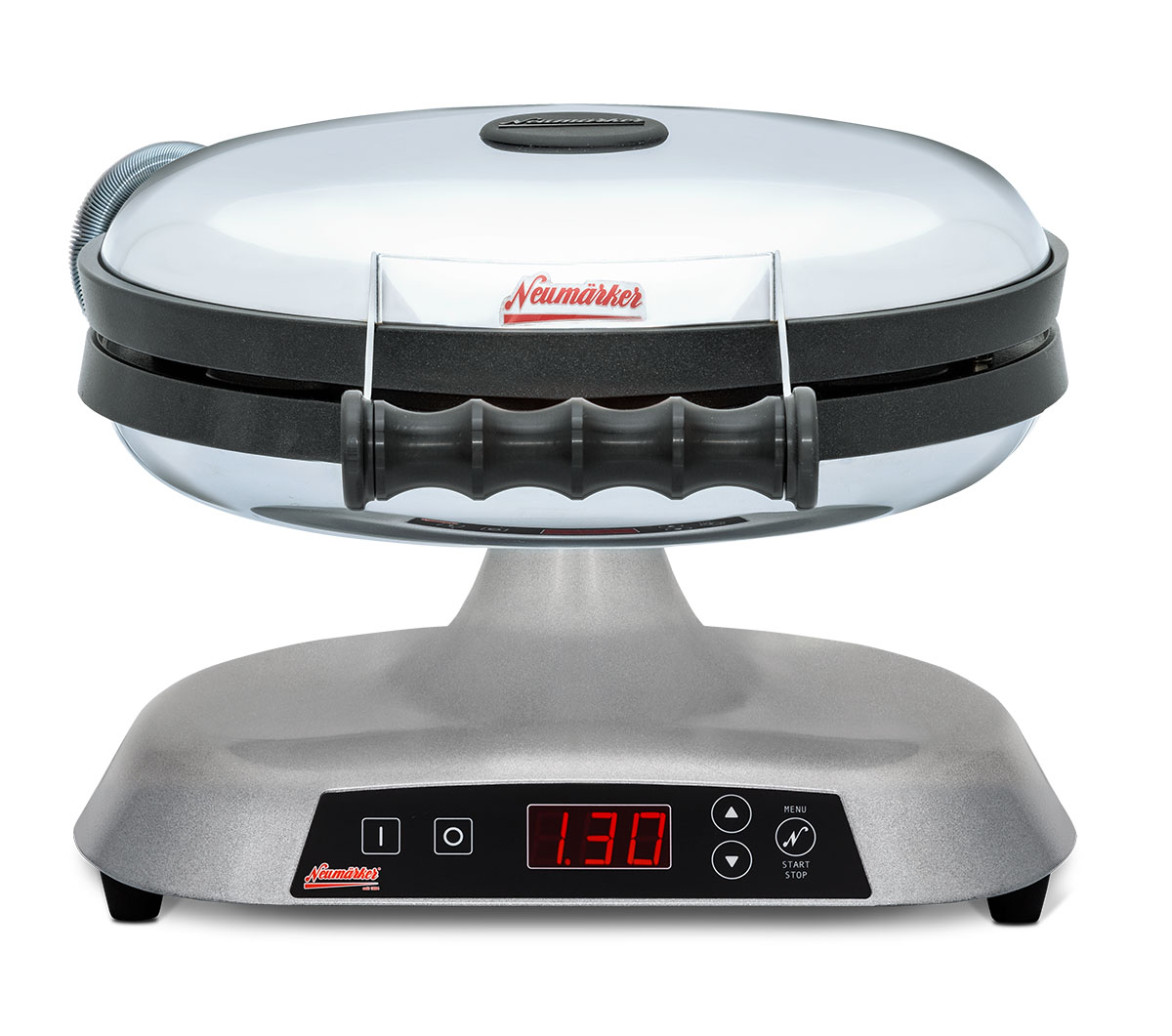 Waffle Iron Retro Silver