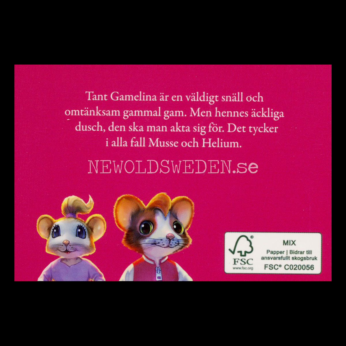TANT GAMELINAS DUSCH - MUSSE & HELIUM - Miniböcker - MB253 - 2