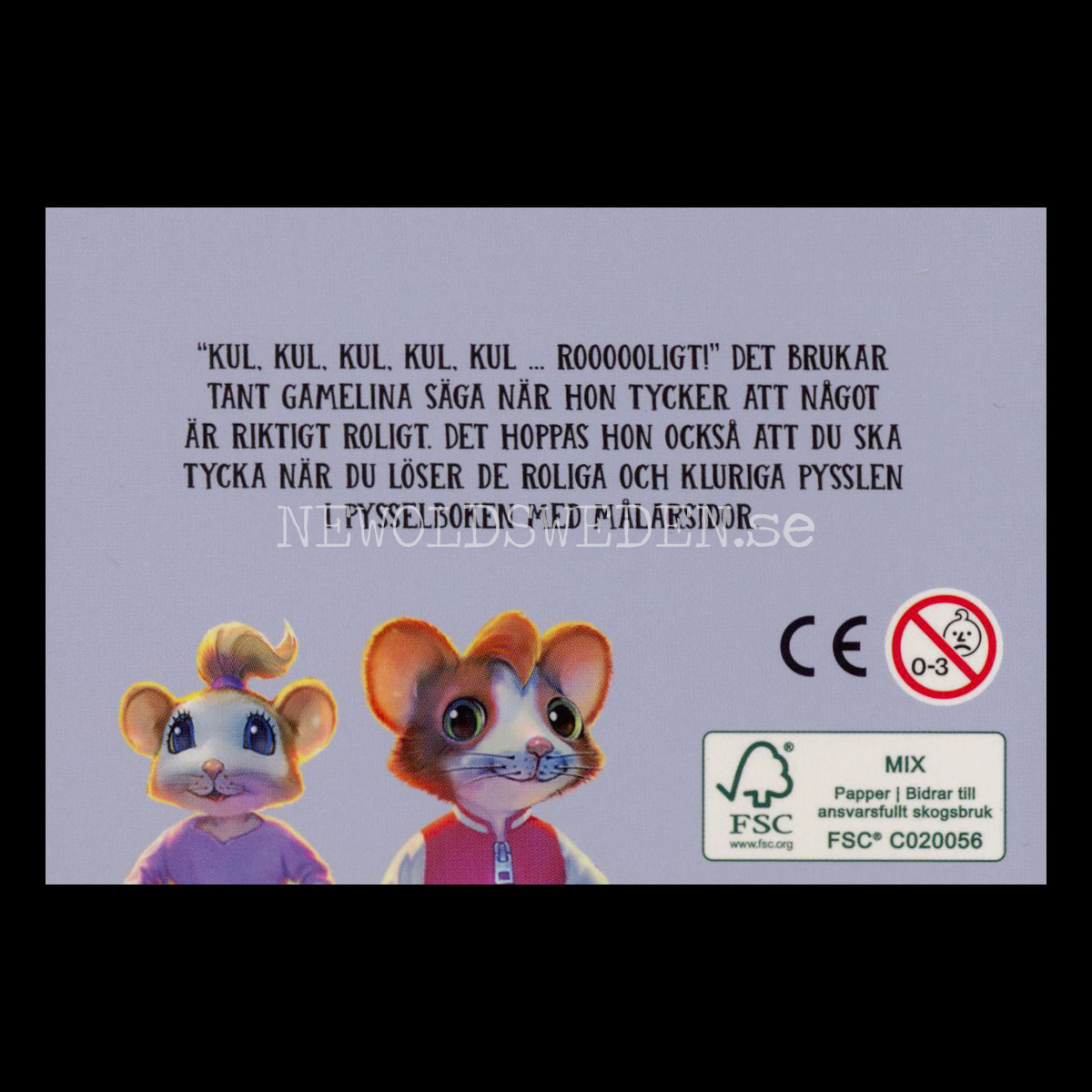 MÅLA OCH PYSSLA MED GAMELINA - MUSSE & HELIUM - Miniböcker - MB255 - 2