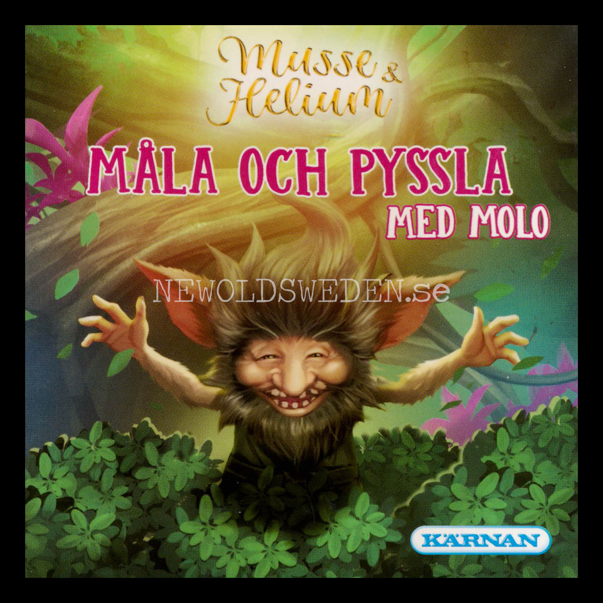 MÅLA OCH PYSSLA MED MOLO - MUSSE & HELIUM - Miniböcker - MB255