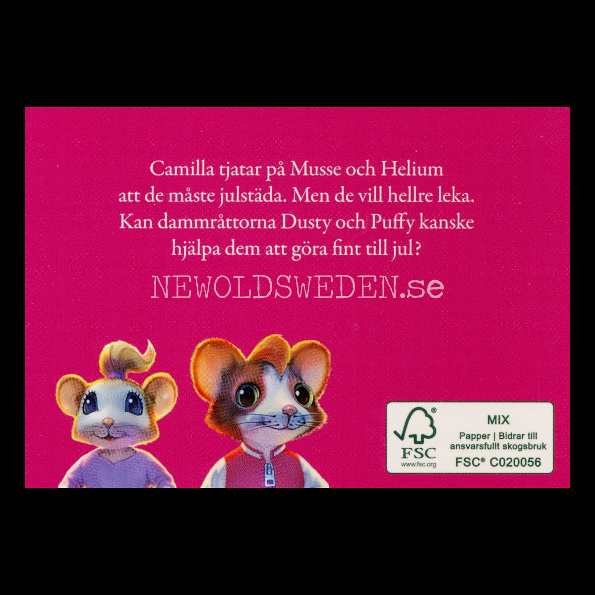 DAMMRÅTTORNA JULSTÄDAR - MUSSE & HELIUM - Miniböcker - MB254 - 2