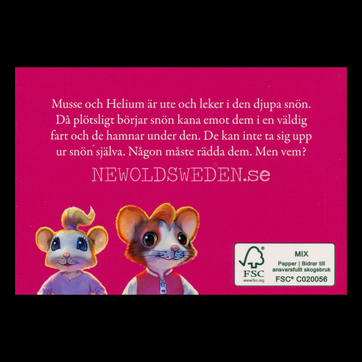 SPÅR I SNÖN - MUSSE & HELIUM - Miniböcker - MB253 - 2