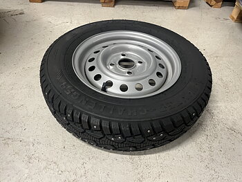Dubbhjul 155/80 R13  4 bult lagerrensning
