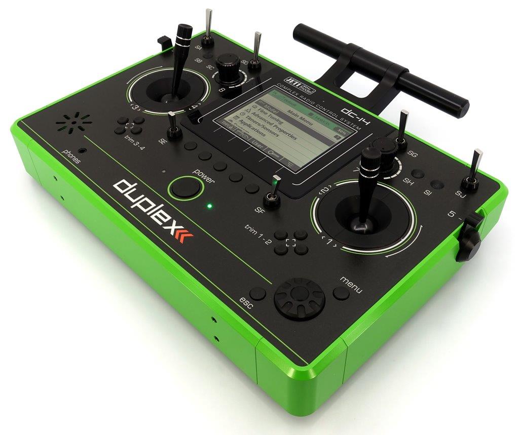 JETI Transmitter Duplex DC-14 II. - Green - 2