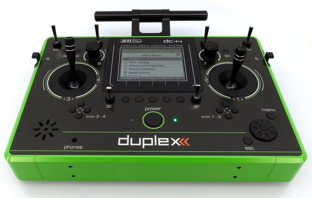 JETI Transmitter Duplex DC-14 II. - Green