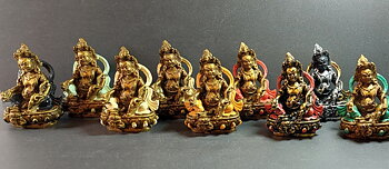 Tibetansk Jambhala ( Bodhisattva) - Gudomen för förmögenhet och rikedom - 10cm