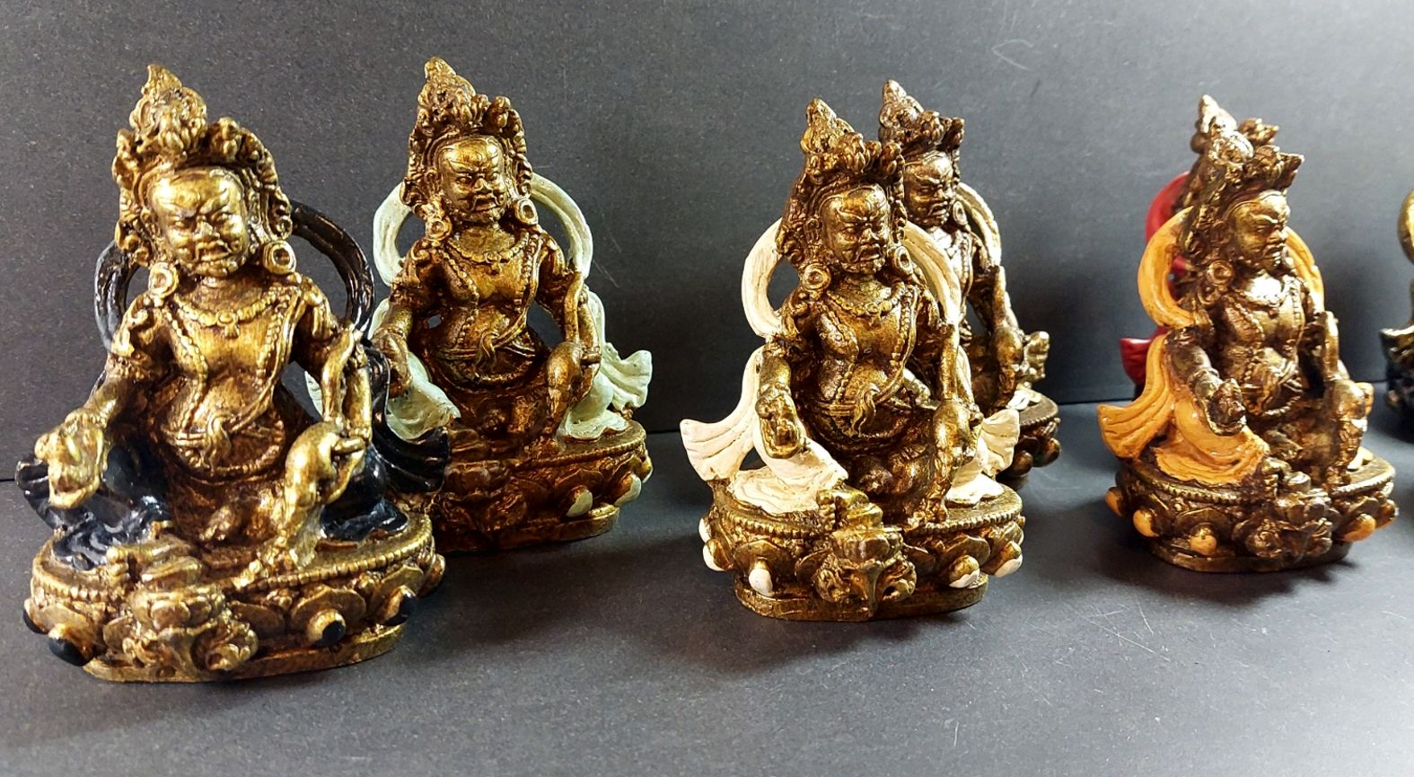 Tibetansk Jambhala ( Bodhisattva) - Gudomen för förmögenhet och rikedom - 10cm - 3