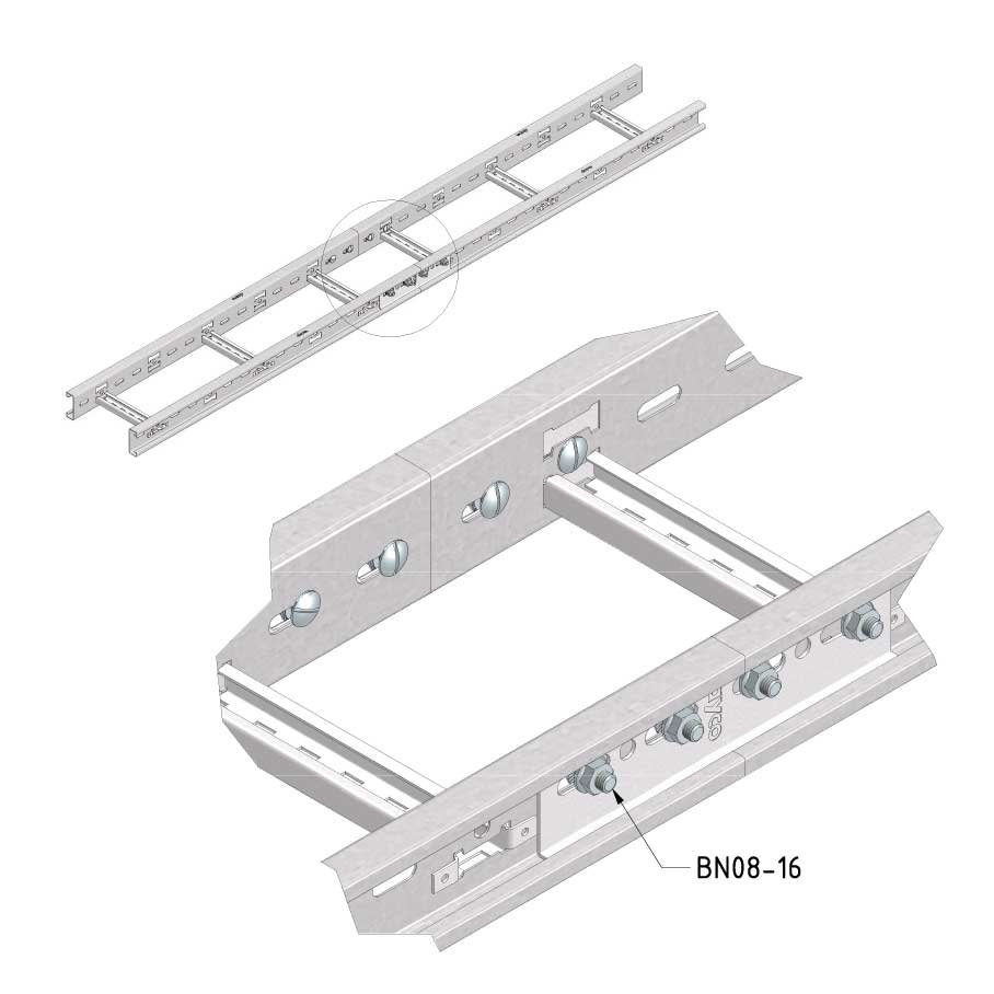 Kabelstiger kobling Ultra Galva (10st) - 2