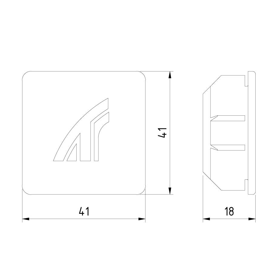 Protective cap for Supporting profile (10pcs) - 2