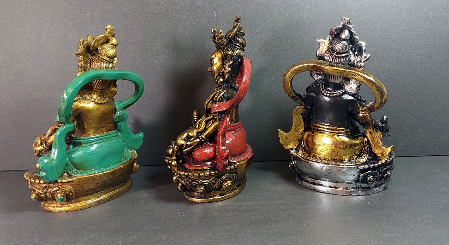 Tibetansk Jambhala ( Bodhisattva) - Gudomen för förmögenhet och rikedom - 16cm - 4