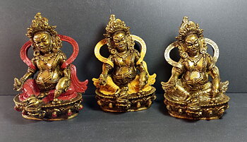 Tibetansk Jambhala ( Bodhisattva) - Gudomen för förmögenhet och rikedom - 16cm
