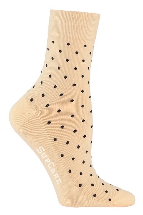 Supcare Låga Stödstrumpor Med Prickar