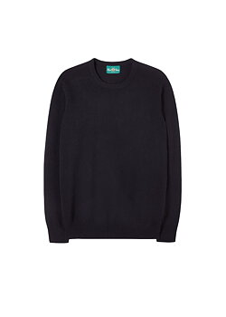Tröja rund-hals navy från Alan Paine