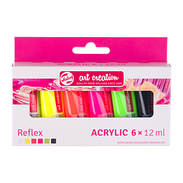 Talens Art Creation Acrylic Colour Set Reflex 6 x 12 ml