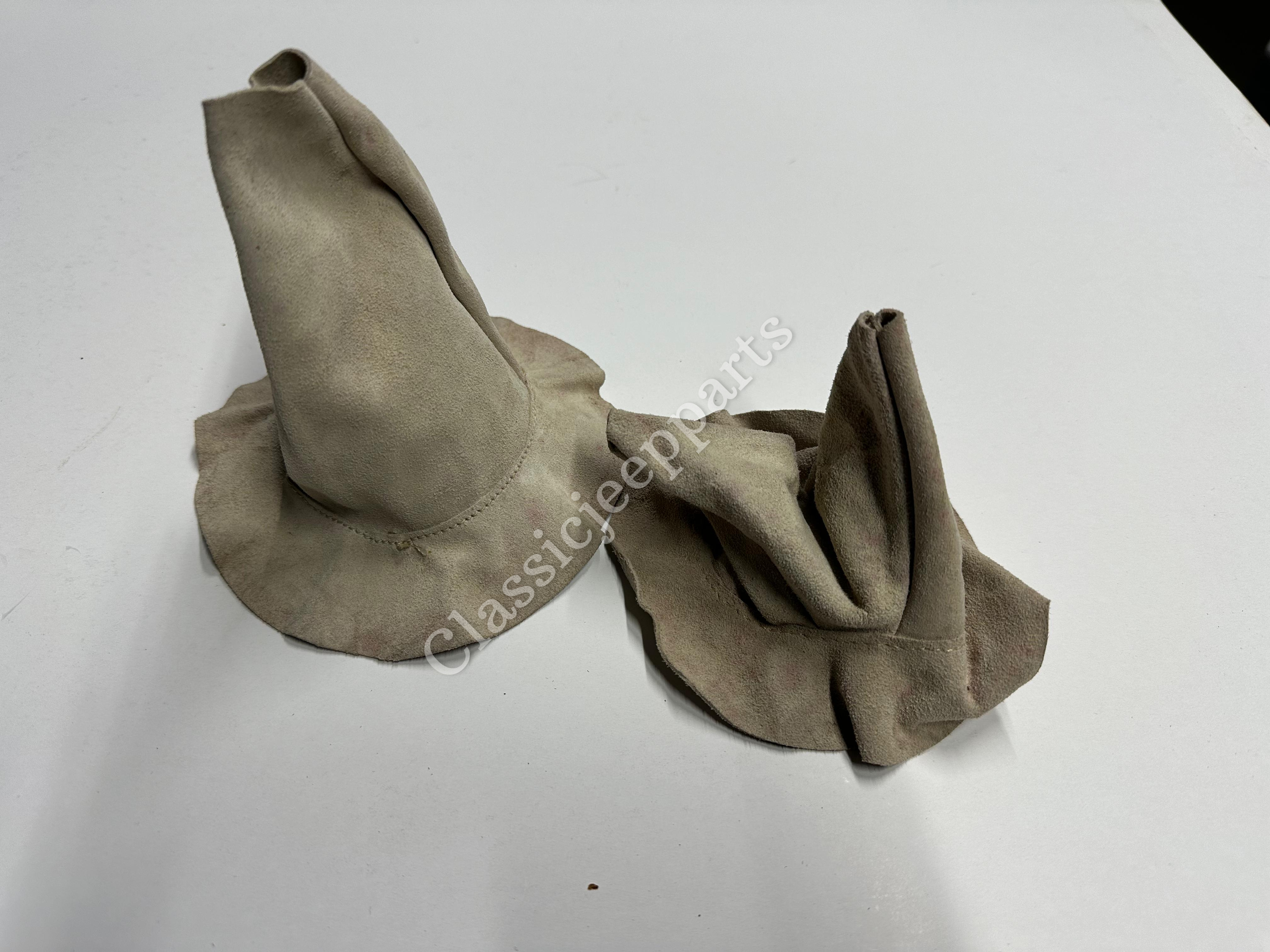 Läderdamask set för växelspakar NOS