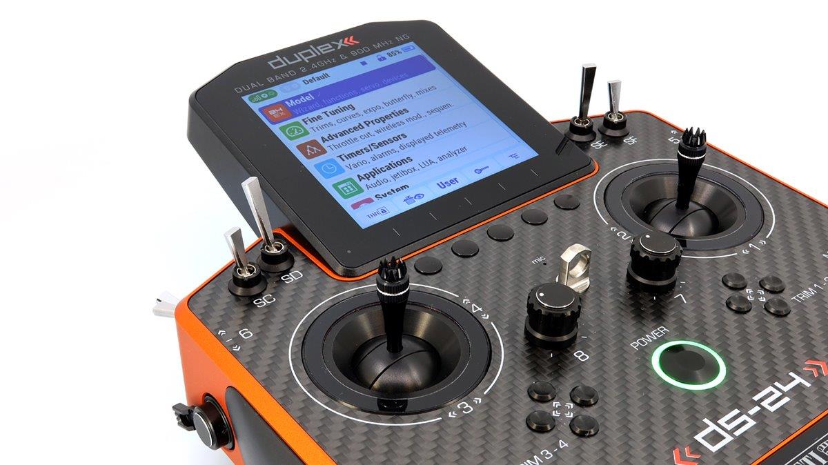 JETI Duplex DS-24 II - Carbon Line Orange anodized - 25