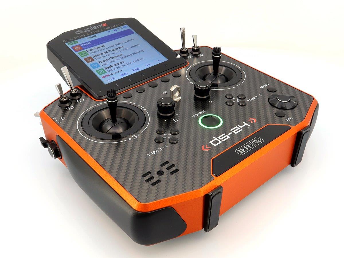 JETI Duplex DS-24 II - Carbon Line Orange anodized - 18