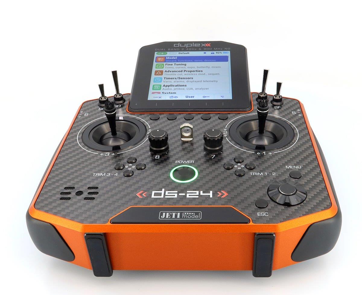 JETI Duplex DS-24 II - Carbon Line Orange anodized - 17