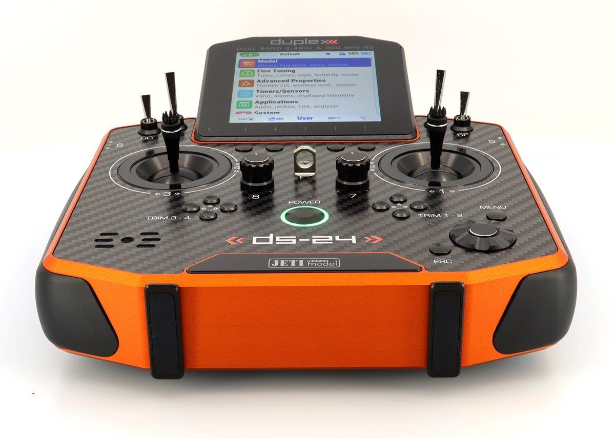 JETI Duplex DS-24 II - Carbon Line Orange anodized - 9