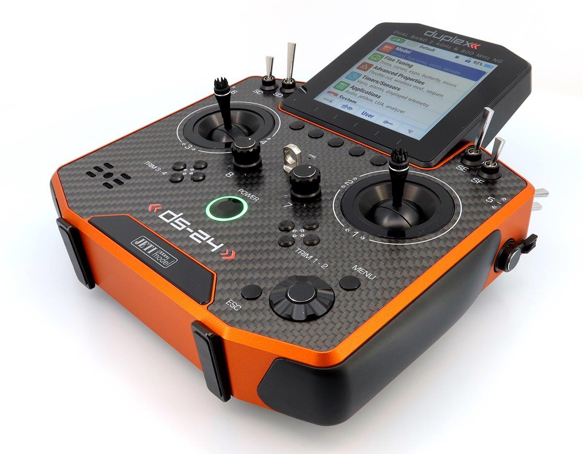 JETI Duplex DS-24 II - Carbon Line Orange anodized - 19