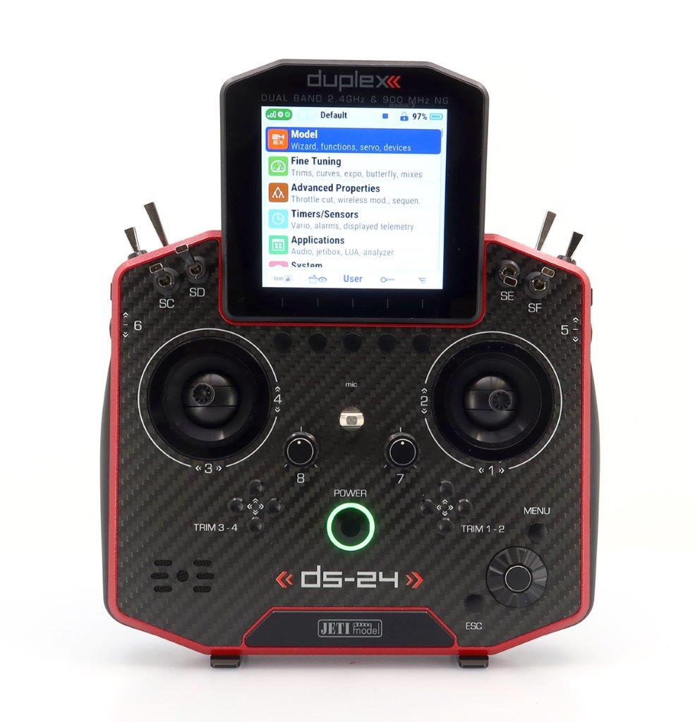 JETI Duplex DS-24 II - Carbon Line Ruby lacquer - 11