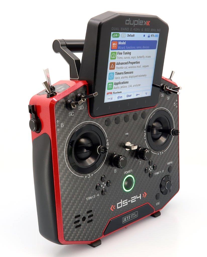 JETI Duplex DS-24 II - Carbon Line Ruby lacquer - 4
