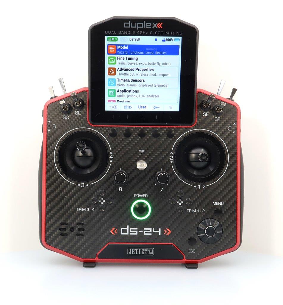 JETI Duplex DS-24 II - Carbon Line Ruby lacquer - 12