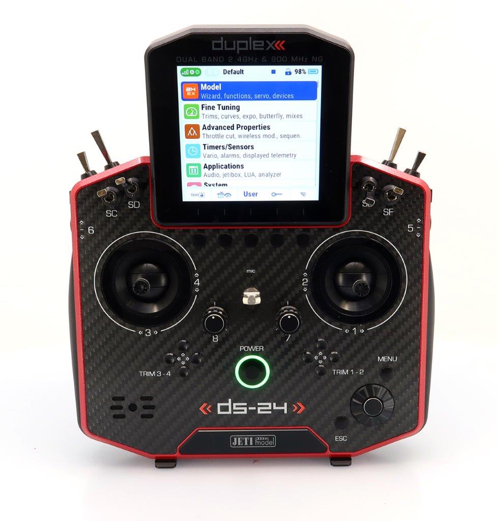 JETI Duplex DS-24 II - Carbon Line Ruby lacquer - 3