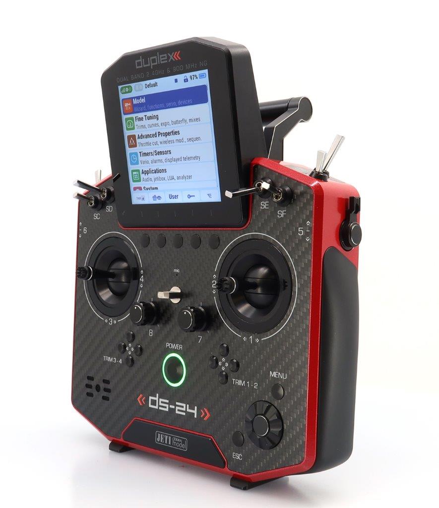 JETI Duplex DS-24 II - Carbon Line Ruby lacquer