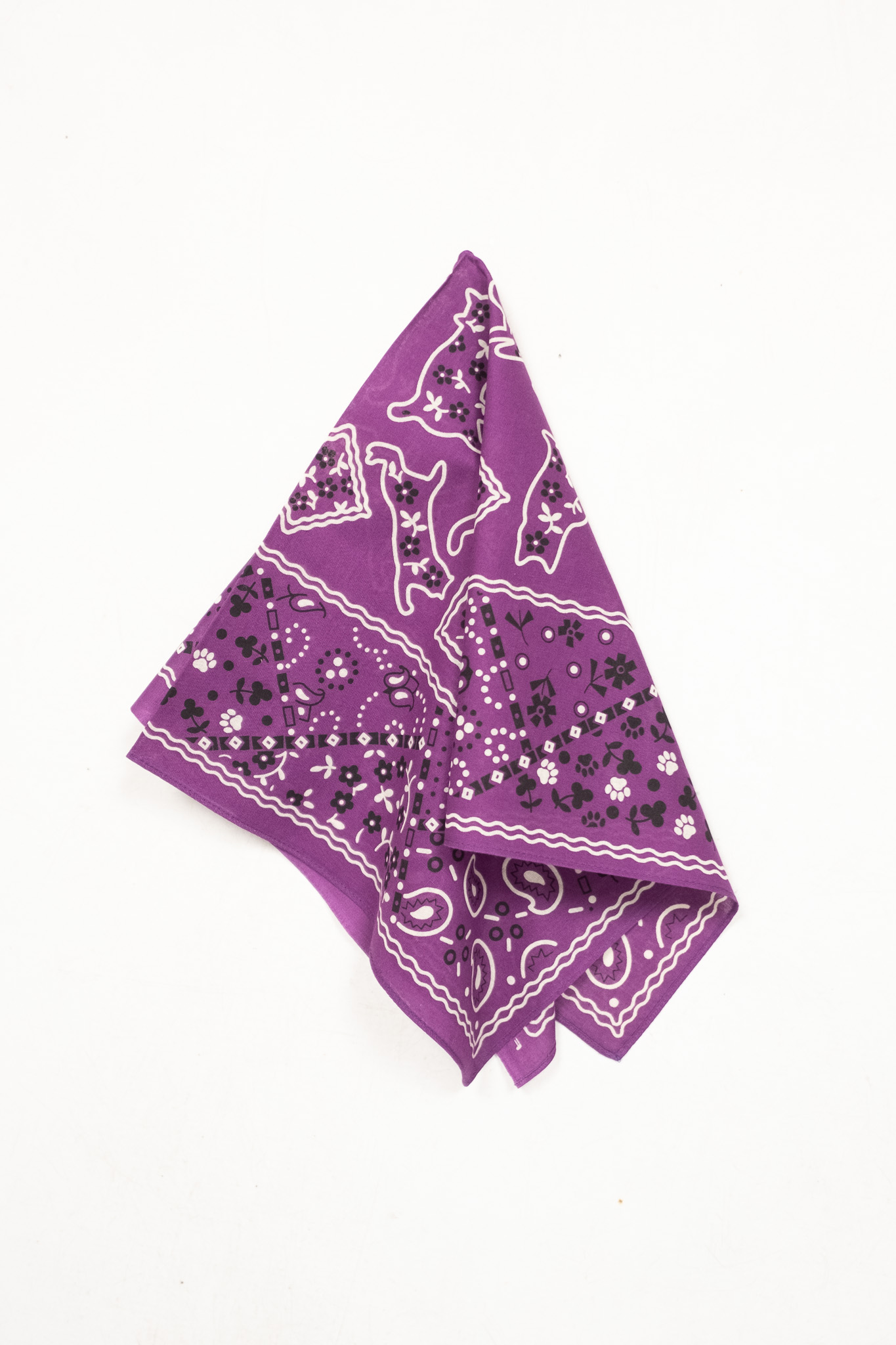 TCB Jeans - Two Cats Bandana Purple