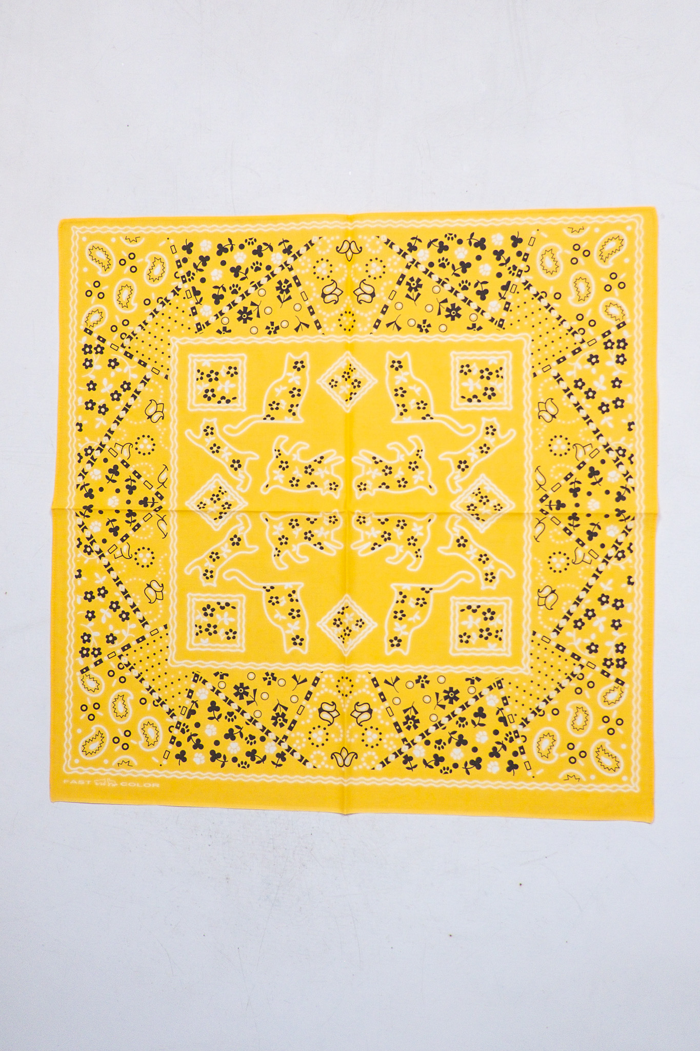 TCB Jeans - Two Cats Bandana Yellow - 6