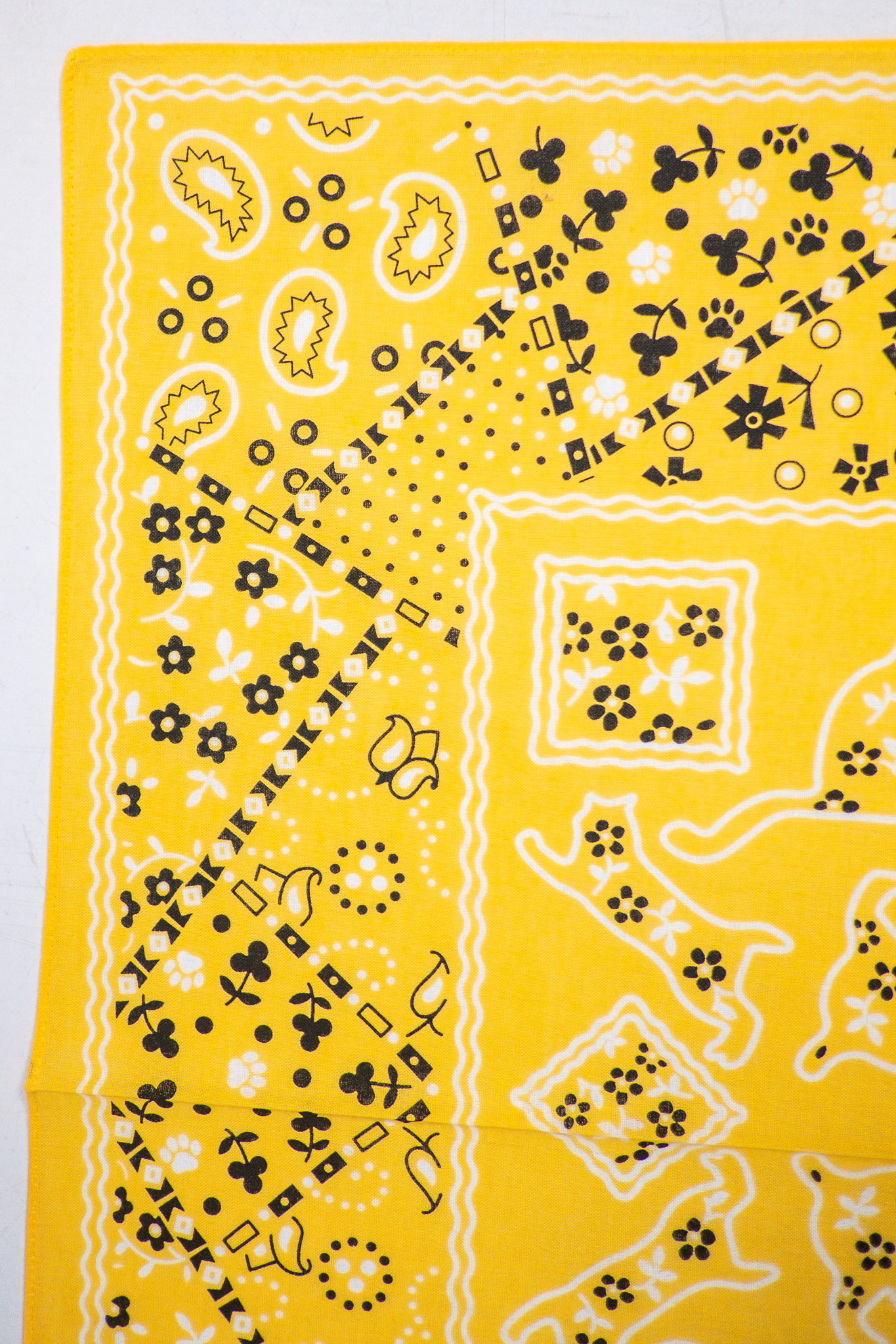 TCB Jeans - Two Cats Bandana Yellow - 4