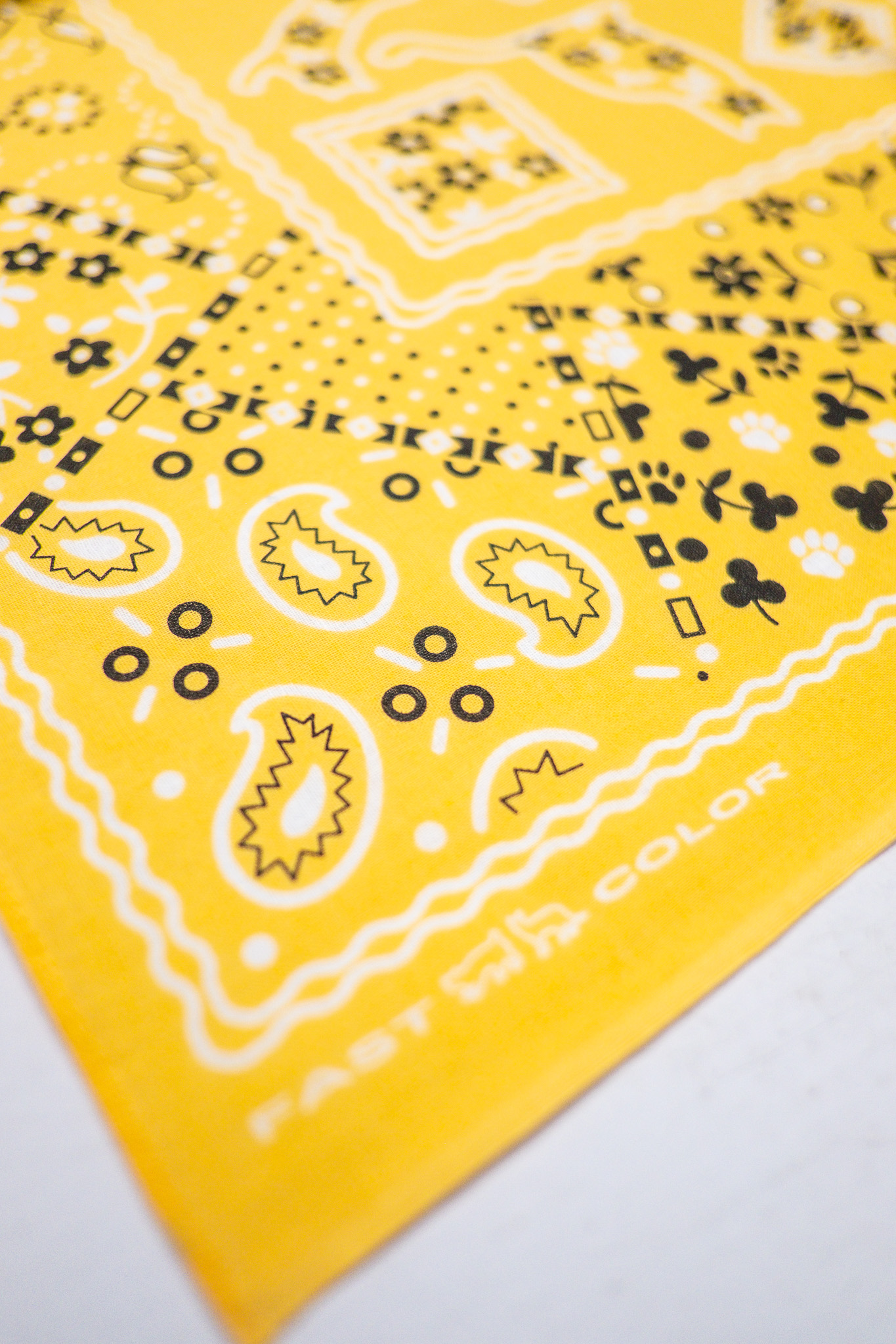 TCB Jeans - Two Cats Bandana Yellow - 3