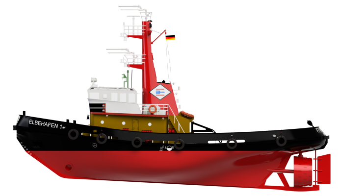 1/50 Elbehafen 1 Ice Breaking Tug Boat - 2