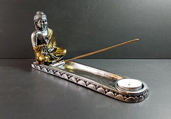 Mediterande Buddha  Ljushållare / Rökelsehållare