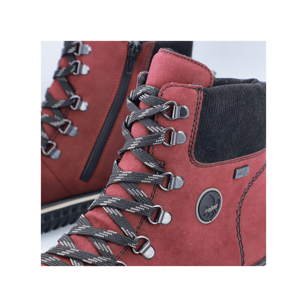 Rieker Damboots Varmfodrad Röd - 9