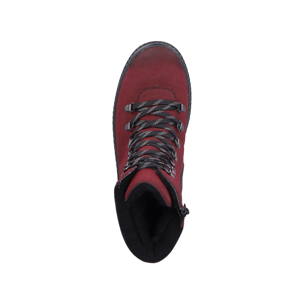 Rieker Damboots Varmfodrad Röd - 4