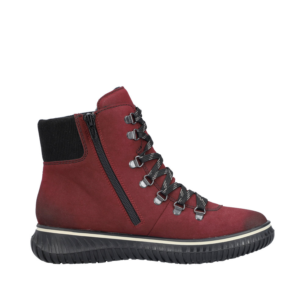 Rieker Damboots Varmfodrad Röd - 2