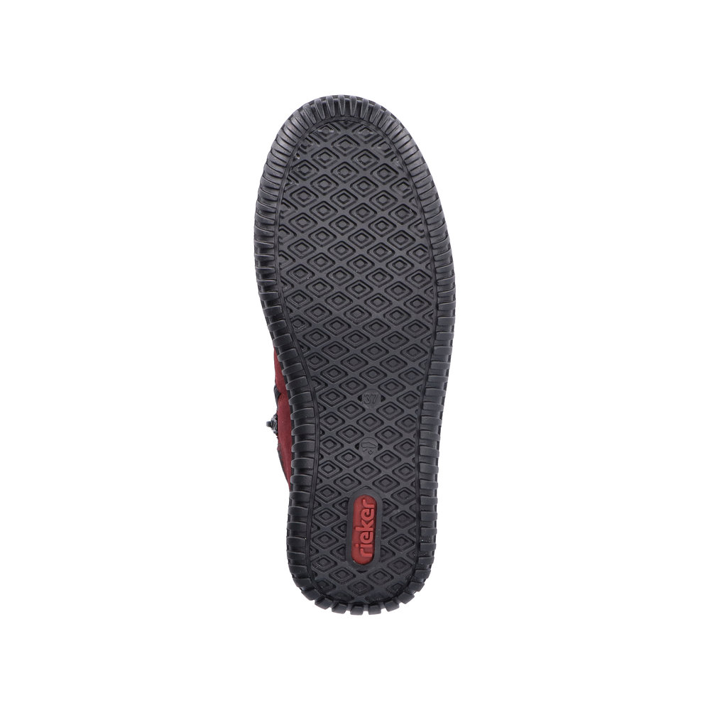 Rieker Damboots Varmfodrad Röd - 7