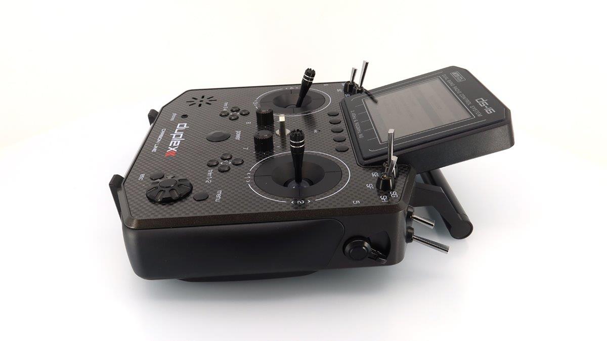 JETI Transmitter Duplex DS-16 II.- Carbon Line Black Lacquered - 7