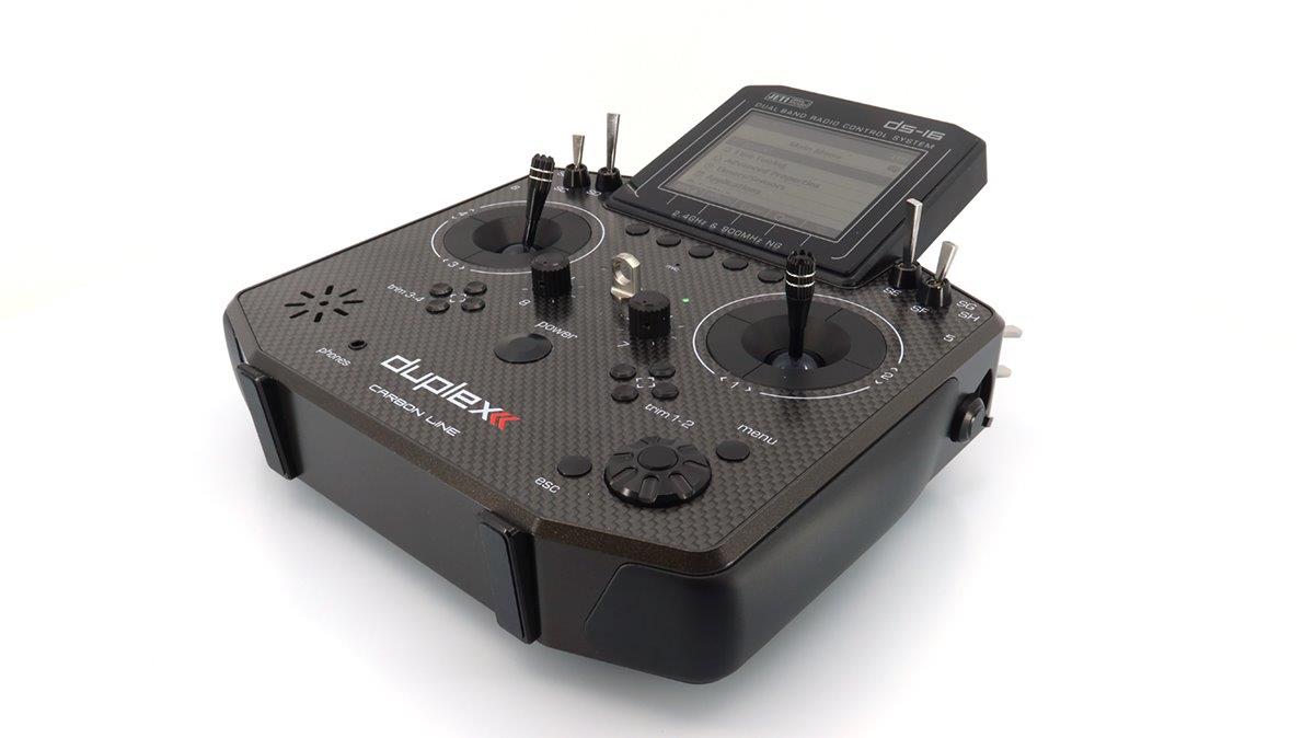 JETI Transmitter Duplex DS-16 II.- Carbon Line Black Lacquered - 3