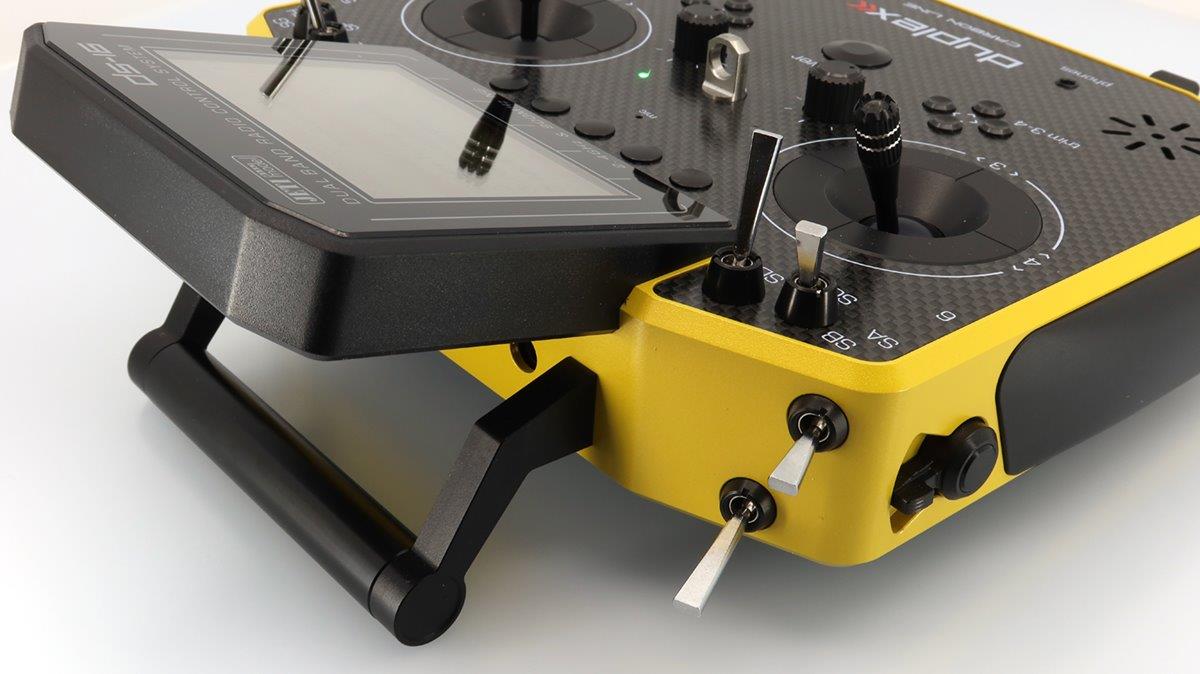 JETI Transmitter Duplex DS-16 II.- Carbon Line Yellow Lacquered - 9